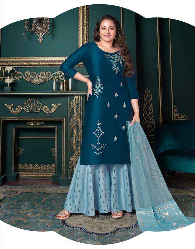 Lily And Lali Riwaaz 3 Festive Wear Wholesale Ready Made Suit Collection
